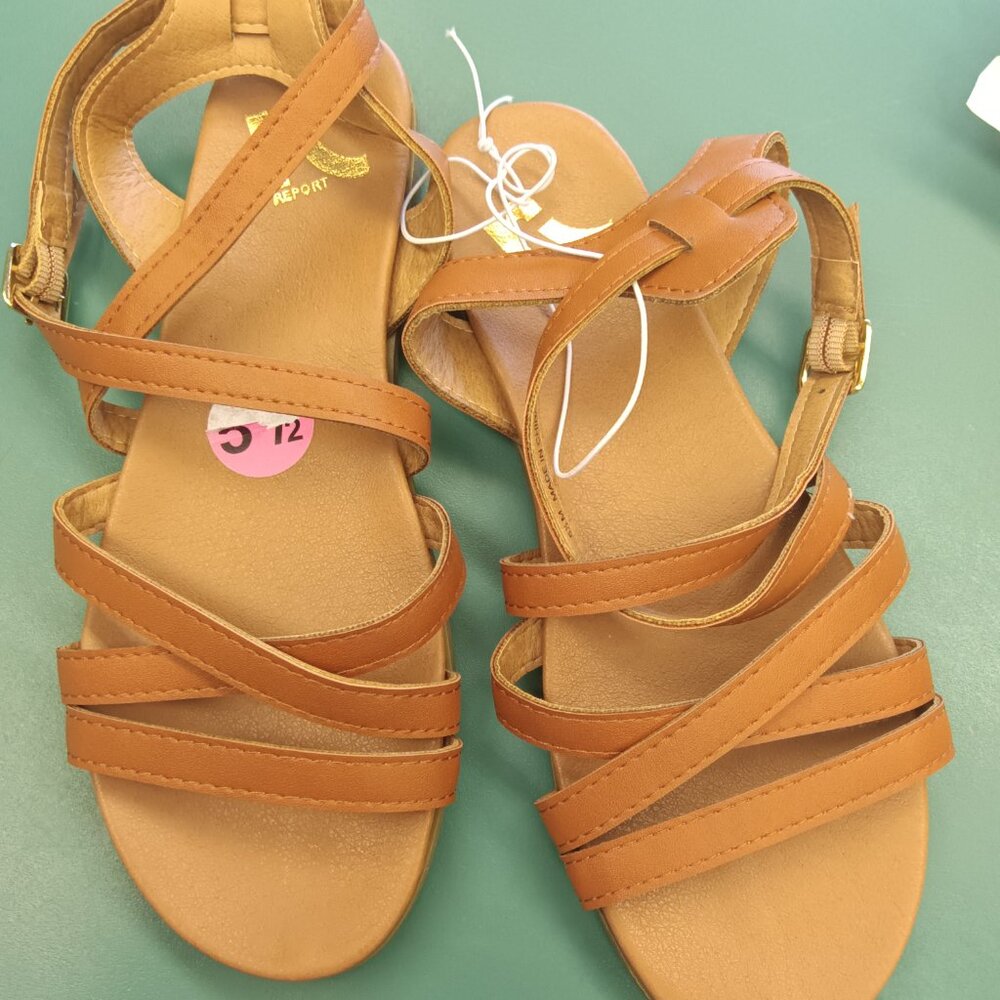 Report Brand Strappy Brown Sandals